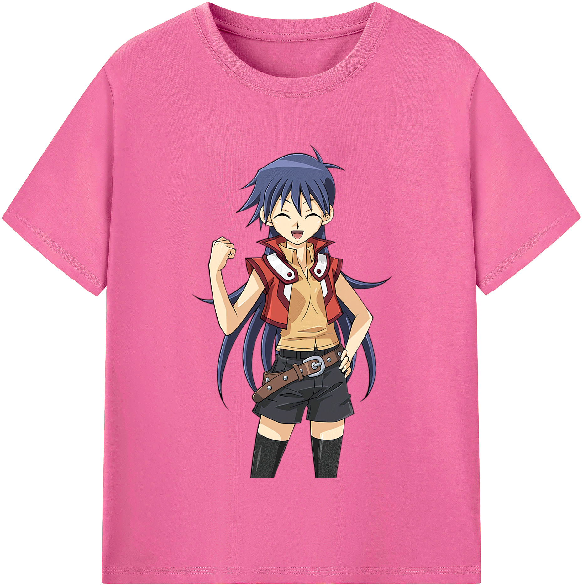 （画像用） 遊☆戯☆王 Yu-Gi-Oh! レディースカジュアルプリントTシャツ（綿100％）